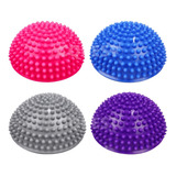 Mini Meia Bola 16cm Cravos Equilíbrio Espinho Yoga Fitness