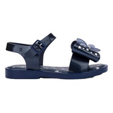 Mini Melissa Mar Sandal Star Ii Azul Metalizado 35722 Orig 