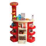 Mini Mercado Infantil Caixa Registradora Carrinho Compras