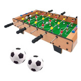 Mini Mesa Pebolim Totó Futebol 18 Jogadores Mdf Marcador