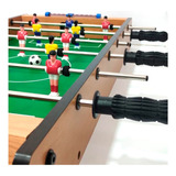Mini Mesa Pebolim Totó Pé Alto 60cm 18 Jogadores Mdf Futebol
