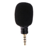 Mini Microfone Capacitivo Preto