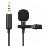 Mini Microfone De Lapela Profissional Plug P2 3 5mm