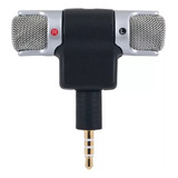 Mini Microfone P2 Gravação P Celular Notebook Pc Tablete