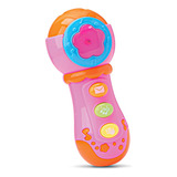 Mini Microfone Sons Luz Baby Várias Cores Bee Toys