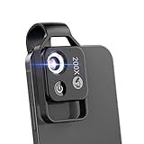 Mini Microscópio De Bolso Para Telefone 200X Com Luz LED Clipe Universal Acessórios De Câmera De Microscópio Digital Portátil Nano Zoom Para 99 Smartphone Microworld Para Crianças E Adultos Preto