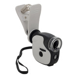 Mini Microscópio Lupa 55x Conta fio Luz Uv Com Clip Para Cel
