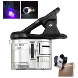 Mini Microscópio Lupa Portátil Câmera Zom Led 60x Un 150