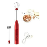 Mini Mixer Elétrico Inox Misturador Shake Café Chá Bebidas