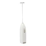 Mini Mixer Elétrico Para Bebidas De Inox E Plástico Branco Lyor