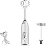 Mini Mixer Misturador Bebidas Fuê Batedor De Ovos Portátil Elétrico Multiuso Recarregável USB