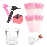 Mini Mixer Misturador Pigmentos Henna Escovinhas Dappen