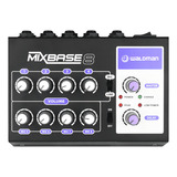 Mini Mixer Waldman 8 Canais P10 Com Efeito Echo 2 Saídas P10 Bivolt