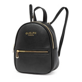 Mini Mochila Bolsa Feminina Antifurto Pequena Transversal Cor Preto 2