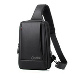 Mini Mochila Bolsa Transversal C Entrada Usb Impermeável