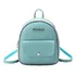 Mini Mochila De Couro Sintético Feminina Bolsa De Ombro Cor Azul-celeste
