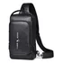 Mini Mochila Transversal De Lado C/ Entrada Usb Impermeável