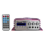 Mini Módulo Amplificador Karaokê 400 Watts Bluetooth Usb Sd