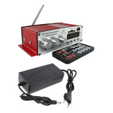 Mini Modulo Amplificador Ma 120 Fonte Bi Usb Radio Fm Promo