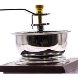 Mini Moedor Manual Grãos Café Madeira Gaveta Manivela Retro Cor Marrom
