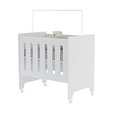 Mini Moises Encanto Vira Cercadinho Colchão Branco