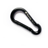 Mini Mosquetão Aço Carbono Preto Alpen Pass 6 Cm 180 Kgf