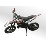 Mini Moto Cross 49cc Bz Arena Preta Radical Barzi Gasolina
