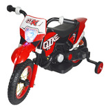 Mini Moto Cross 6v Elétrica Recarregável Infantil Triciclo Criança Brinqway Bw 083vm Vermelho Bivolt
