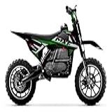 Mini Moto Cross Infantil Ferinha Elétrica Mxf 500w 36v Amarelo 