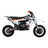 Mini Moto Cross Mxf 110cc 4 Tempos Laranja Partida Elétrica