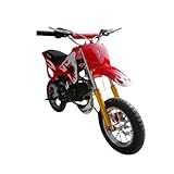 Mini Moto Dirt Cross Infantil- 49cc- Motor 2 Tempos -vermelho-