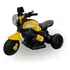 Mini Moto Elétrica Amarela 6v C/ Led E Marcha Ré Bang Toys
