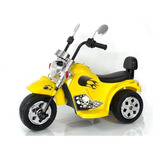 Mini Moto Elétrica Amarela Infantil 6v