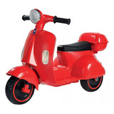 Mini Moto Elétrica Infantil 6v Scooter Vermelha Baú Unitoys Cor Vermelho Voltagem Do Carregador 110v 220v