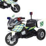 Mini Moto Elétrica Infantil Motorizado 6V Brinquedo Criança 25kg Polícia Off Road