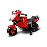 Mini Moto Elétrica Infantil Vermelha