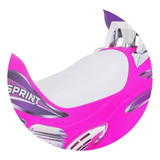 Mini Moto Elétrica Sprint Triciclo Menina C Capacete 12v Cor Power Pink Voltagem Do Carregador 110v 220v