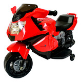 Mini Moto Elétrica Triciclo Criança Infantil Vermelha