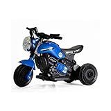 Mini Moto Motorizada Triciclo Passeio Street Azul 