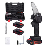 Mini Motosserra Portátil 36v Com Bateria Recarregável Bivolt