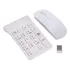 Mini Numérico 2.4g Sem Fio Com Mouse Para Desktop Do Laptop