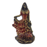Mini Orixa Pomba Gira 9cm Resina Umbanda Imagem Estatua