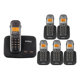 Mini Pabx Sem Fio 2 Linhas Bina Ts 5150 5 Ramal Intelbras