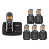 Mini Pabx Sem Fio 2 Linhas Bina Ts 5150 5 Ramal Intelbras