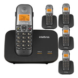 Mini Pabx Sem Fio 2 Linhas Bina Ts 5150 Viva Voz Com 4 Ramal