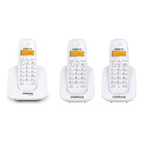 Mini Pabx Sem Fio Dect Intelbras 1 Linha E 3 Ramais Branco