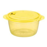 Mini Panela Para Micro ondas freezer 850 Ml Cor Amarela