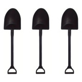 Mini Pazinha De Plástico Para Jardinagem Vasos Preta Kit 25