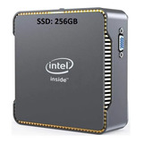 Mini Pc Intel Mini Pc Quad Core Com Windows Windows 11  Intel Celeron N5105  Memória Ram De 8gb E Capacidade De Armazenamento De 256gb   110v 220v