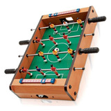 Mini Pebolim Totó Futebol De Mesa 10x31x51cm Bolas E Placar